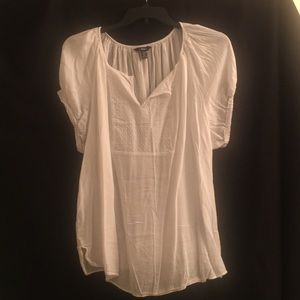 Chaps white tunic shirt